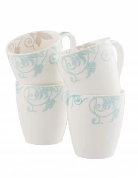 Image of Belleek Living Novello Mugs Set of 4