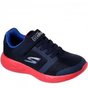 Image of Skechers GoRun 600 Infant Trainers - Navy/Red