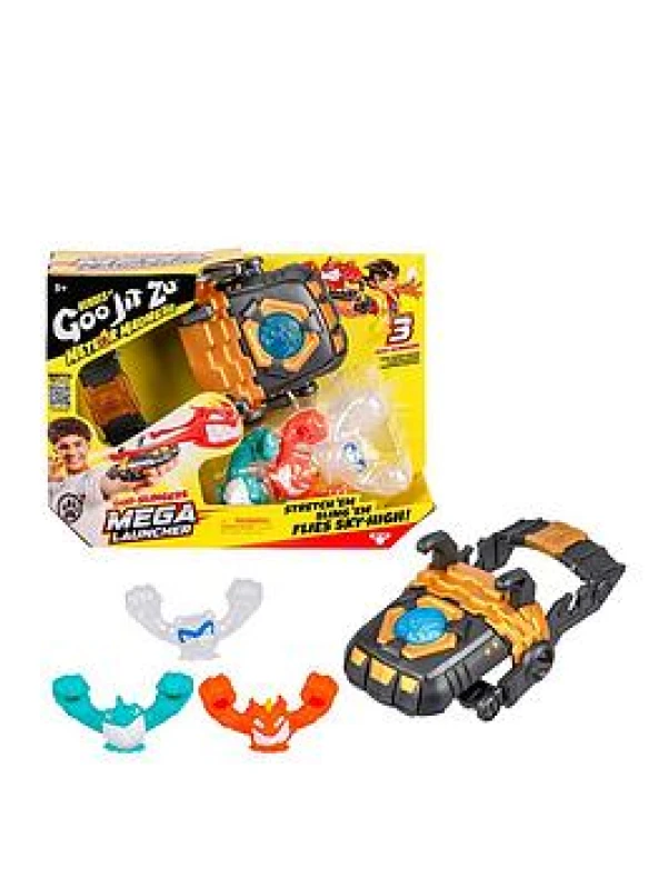 Image of Heroes of Goo Jit Zu Meteor Madness Goo-Slingers Mega Launcher Load Goo-Slingers Stretch 'Em & Sling 'Em Sky-High! With 3 Exclusive Goo-Slingers