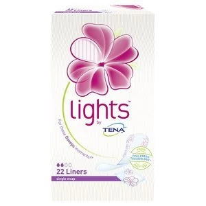 Image of lights by TENA Liner Single Wrapped x 22