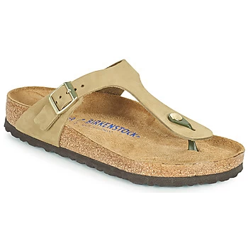 Image of Birkenstock GIZEH SFB womens Flip flops / Sandals (Shoes) in Brown,4.5,5,5.5,7,7.5,2.5