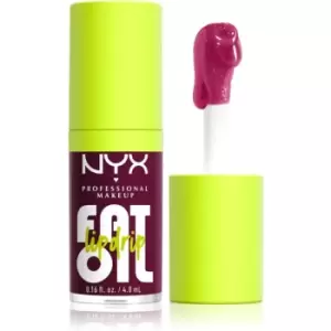 Image of NYX Professional Makeup Fat Oil Lip Drip Lip Oil Shade 04 That's Chic 4,8 ml