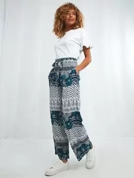 Image of Joe Browns Joe's Perfect Holiday Trousers -multi, Blue, Size 8, Women