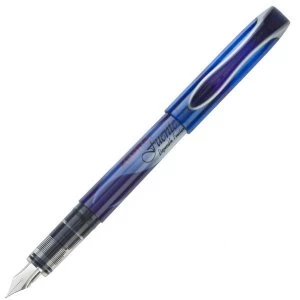 Image of Zebra Fuente Disposable Fountain Pen Blue PK1