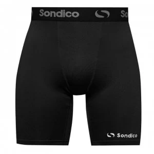 Image of Sondico Core 6 Base Layer Shorts Mens - Black