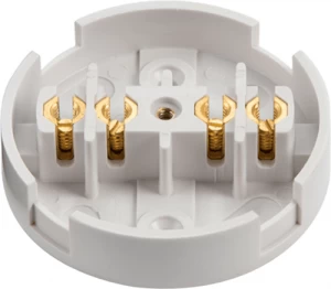 Image of Zexum 20A 4 Terminal Junction Box - Brown