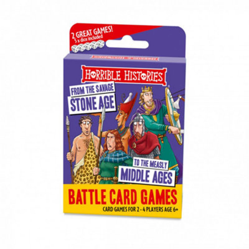 Image of Paul Lamond Games Horrible Histories Stoneage Card Game - Brand New And Sealed