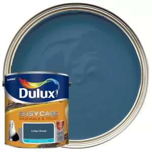 Image of Dulux Easycare Washable & Tough Indigo Shade Matt Emulsion Paint 2.5L