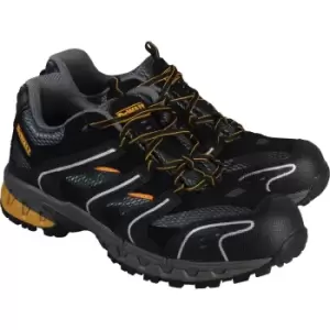 Image of DEWALT Cutter Lightweight Sports Safety Trainers Black / Grey Size 13