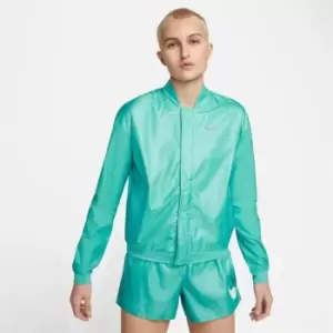 Image of Nike Swoosh Run Jacket Womens - Blue