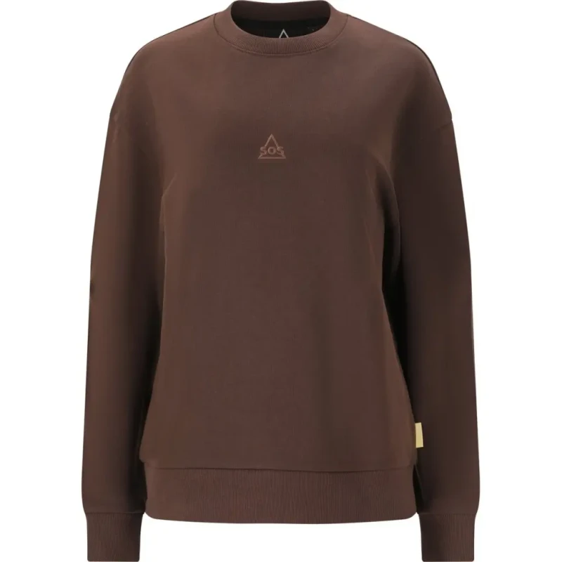 Image of SOS Sweatshirt round neck woman SOS Bovec Marron Female XL