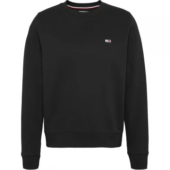 Image of Tommy Jeans Tjw Regular Fleece C Neck - Black