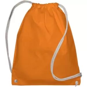 Image of Jassz Bags Drawstring Backpack (Pack Of 2) (One Size) (Tangerine) - Tangerine