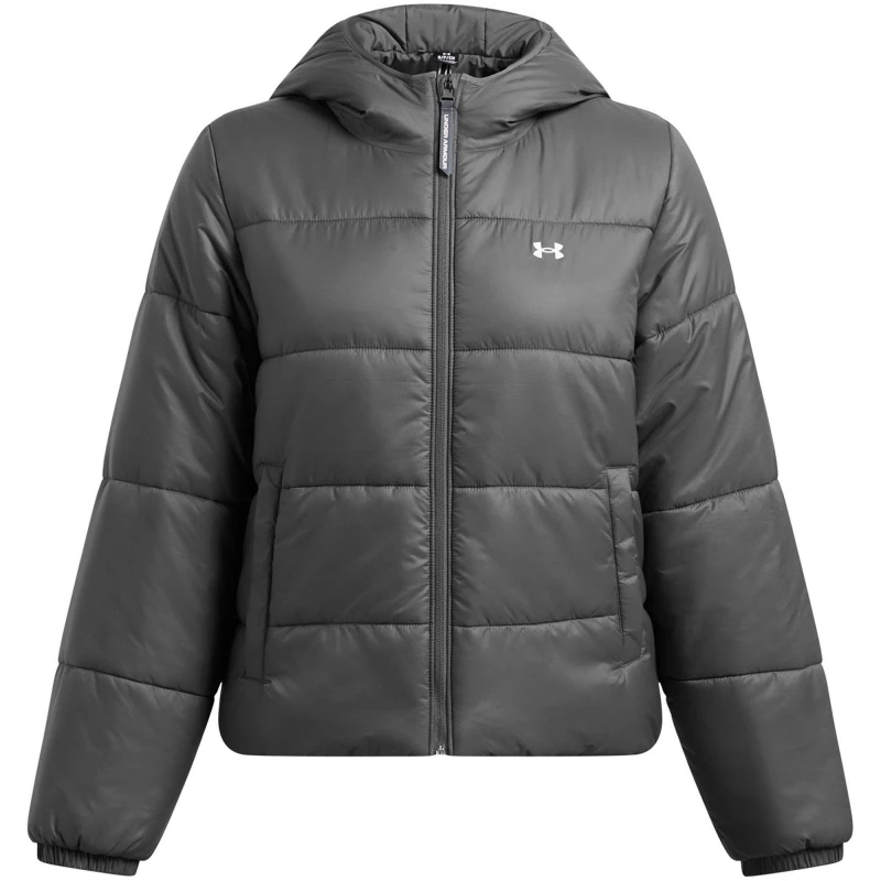 Image of Under Armour Womens Lightweight Quilted Puffer Jacket Gray female 8 (XS)