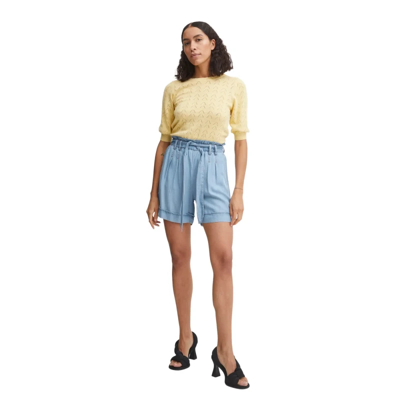 Image of b.Young Womens shorts b.young Lana 3 Bleu Female 36