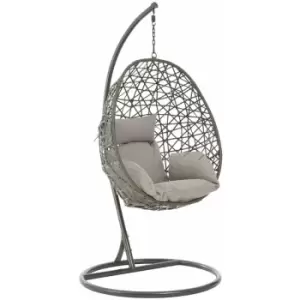 Image of Grey Hanging Chair - Premier Housewares