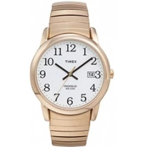 Image of Timex Mens Quartz Easy Reader Watch with Analogue Display and Stainless Steel Expandable Bracelet