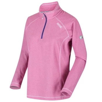 Image of Regatta Womens Montes Half Zip Fleece - Fuchsia(Wht)
