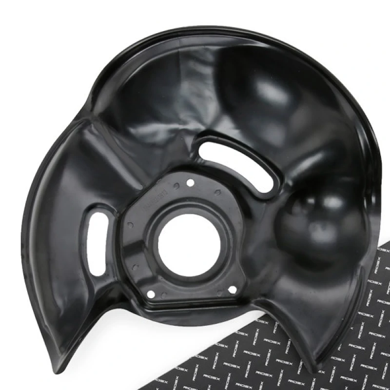 Image of RIDEX 1330S0077 Brake Disc Back Plate Front Axle Left Sheet Steel Splash Panel,brake disc (1330)