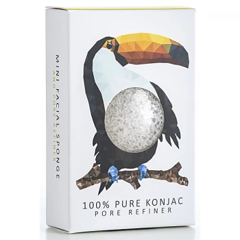 Image of Konjac Mini Rainforest Pore Refiner 100% Pure Konjac - Toucan