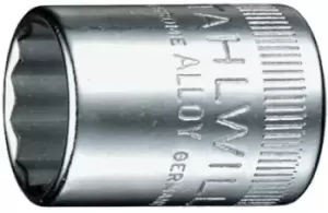 Image of STAHLWILLE 16mm Hex Socket With 3/8 in Drive, Length 31 mm