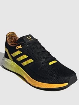 Image of adidas Runfalcon 2.0 - Black/Yellow, Size 11, Men