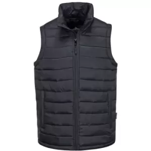 Image of Portwest - S544BKRL - sz L Aspen Baffle Gilet - Black - Black