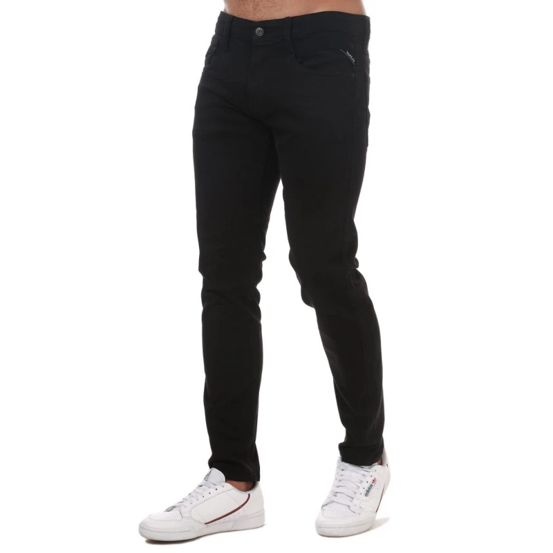 Image of Replay Anbass Slim-Fit Jeans Black male 30L