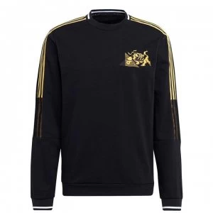 Image of adidas Juventus Chinese New Year Sweatshirt Mens - Black/Pyrite