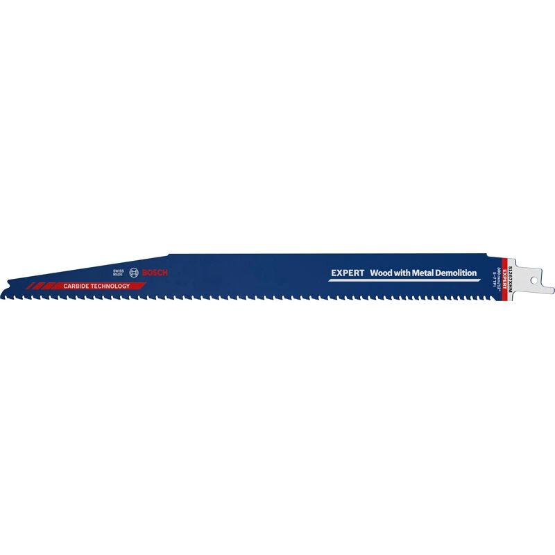 Image of Bosch Expert S1267XHM Tough Metal Embedded Wood Reciprocating Sabre Saw Blades 2608900402 Length: 300mm