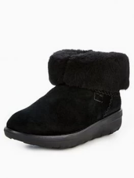 Image of FitFlop Mukluk Shorty 2 Ankle Boots Black Size 5 Women