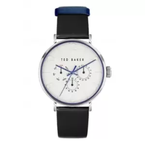 Image of Ted Baker Gents Phylipa Gents Stainless Steel Black Watch BKPPGF206