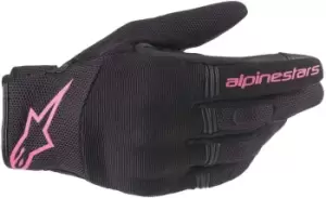 Image of Alpinestars Stella Copper Ladies Motorcycle Gloves, black-pink, Size S for Women, black-pink, Size S for Women