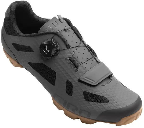 Image of Giro Rincon Mens Mountain Bike Shoes 45 DARK SHADOW/GUM