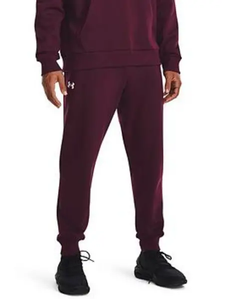 Image of Under Armour Mens Training Rival Fleece Joggers - Red