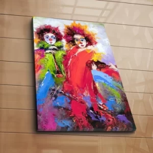 Image of 5070C-151 Multicolor Decorative Canvas Painting