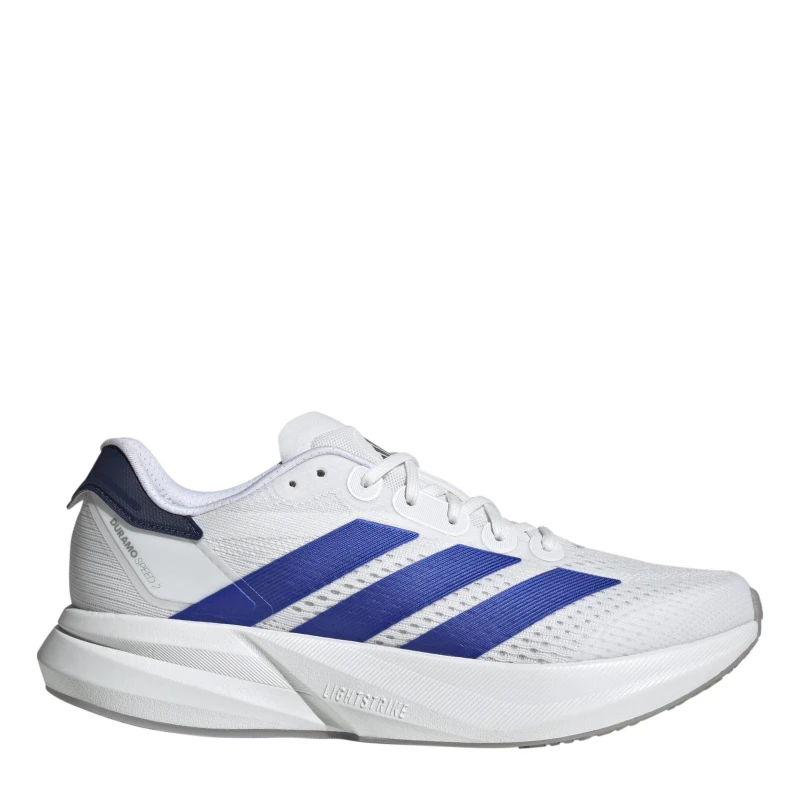 Image of adidas Mens Pool Sliders White/Lucid Blu male 6 (39.3)