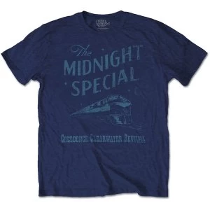 Image of Creedence Clearwater Revival - Midnight Special Unisex Medium T-Shirt - Blue