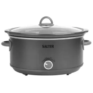 Image of Salter EK4613 Cosmos 6.5L Oval Slow Cooker - Black