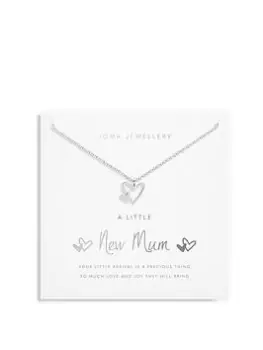 Image of Joma Jewellery A LITTLE NEW MUM NECKLACE, Silver, Women