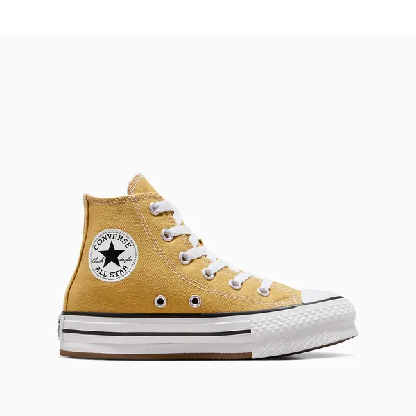 Image of Kids All Star Eva Lift Hi Seasonal Colour Canvas High Top Trainers