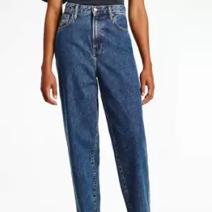 Image of Tommy Jeans Womens Recycled Callie Balloon Jeans - Denim Dark - W30