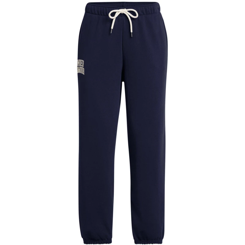 Image of Under Armour Womens Closed Hem Fleece Joggers Blue female 12 (M)