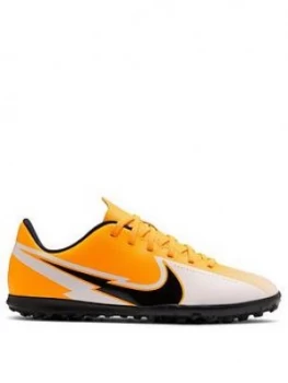 Image of Nike Junior Mercurial Vapor 12 Club Astro Turf Football Boots, Orange/White, Size 3