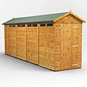 Image of Power Garden Shed 184PASSDD Golden Brown 18x4