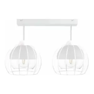 Image of Keter Solo Semi Flush Light White, 50cm, 2x E27