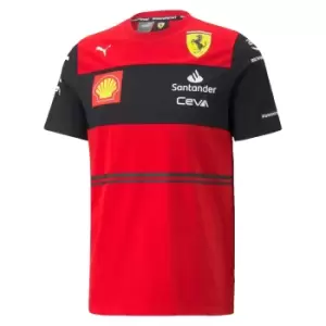 Image of 2022 Ferrari Team Tee (Red)