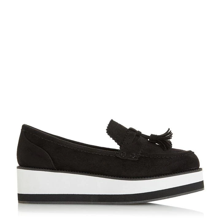 Image of Head Over Heels by Dune Black 'Gabs' Loafers - 3