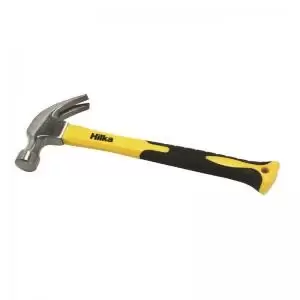 Image of Hilka 450g 16oz Fibreglass Shaft Claw Hammer 60201600