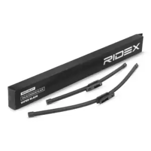 Image of RIDEX Wiper blade 298W0104 Windscreen wiper,Window wiper OPEL,FIAT,PEUGEOT,Zafira Life (K0),QUBO (225),FIORINO Kasten/Kombi (225)